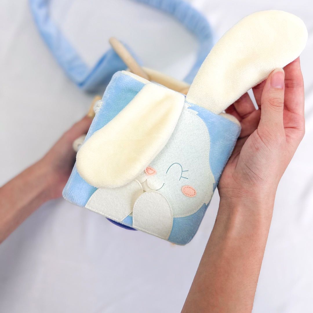 HAPPY BUNNY CB1 Handmade Activity Busy Cube Interactive Educational Toys for Toddlers - TinyBusy