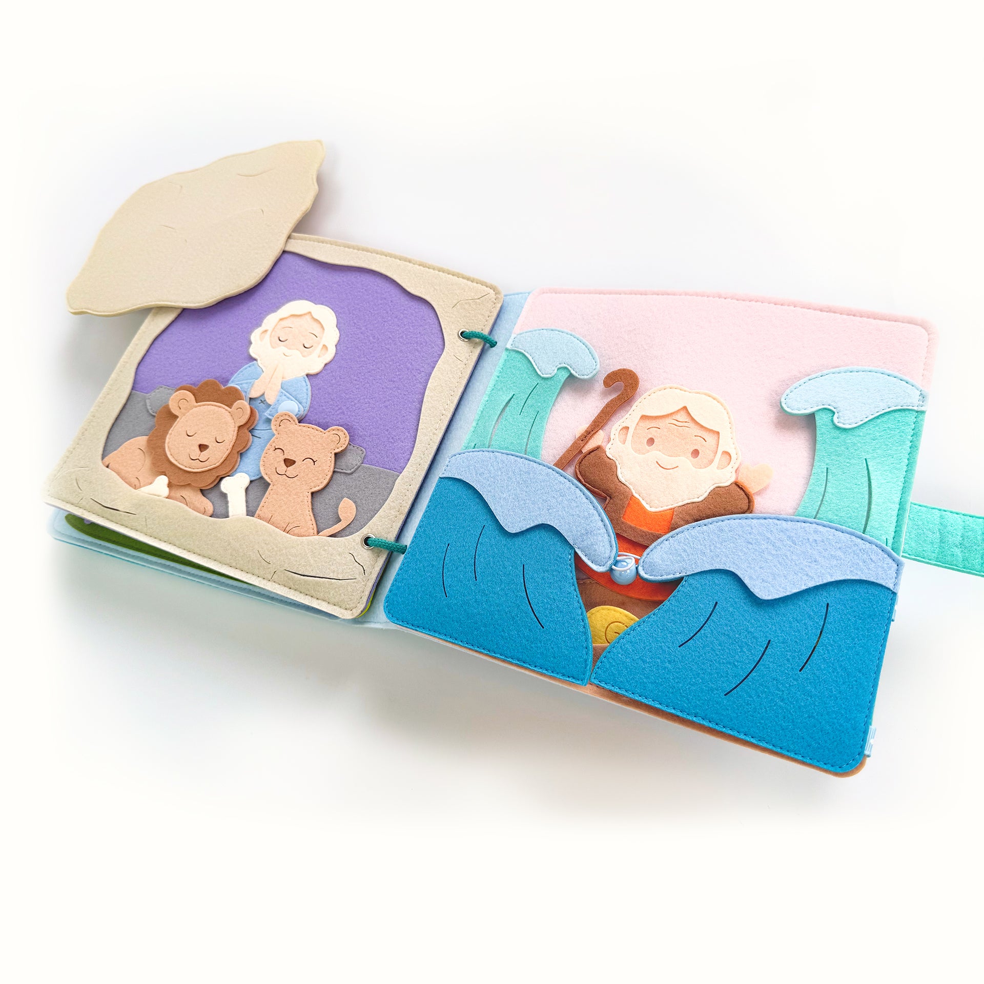 Bible Bundle: Old Testament Stories & Christmas Bible Stories Interactive Felt Quiet Books Christian Toys for Kids