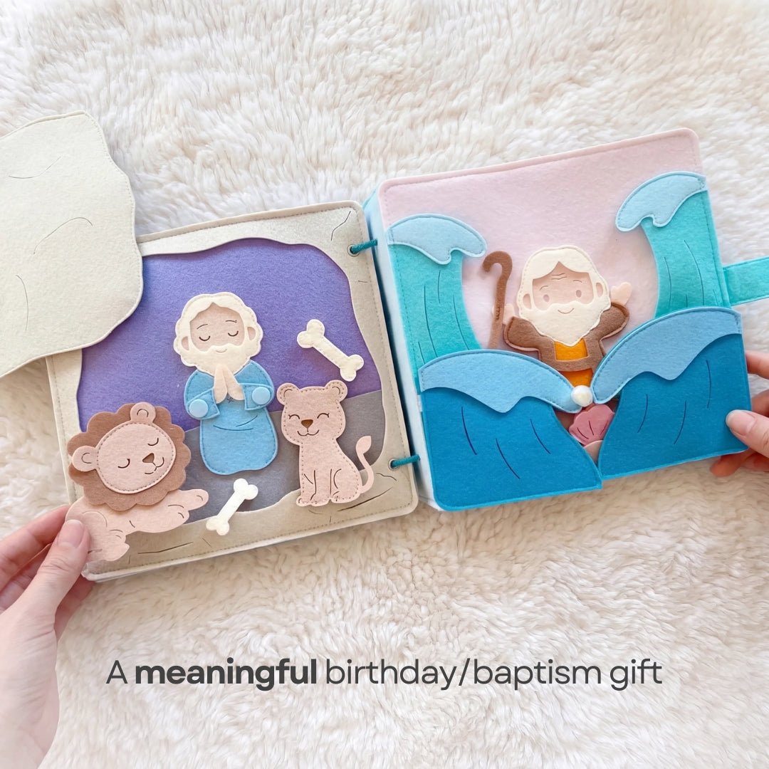 Bible Bundle: Old Testament Stories & Christmas Bible Stories Quiet Books - TinyBusy