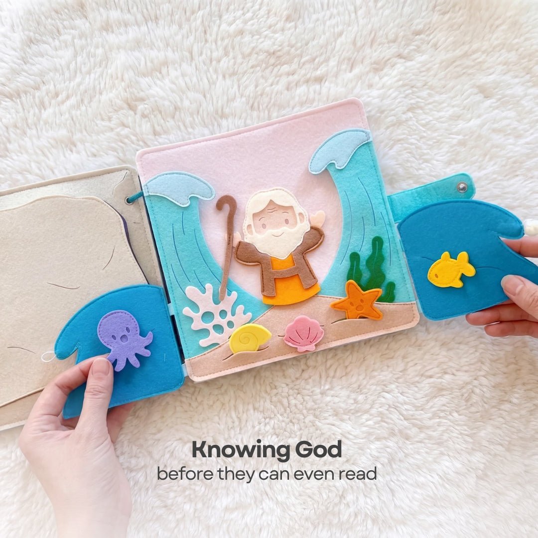 Bible Bundle: Old Testament Stories & Christmas Bible Stories Quiet Books - TinyBusy