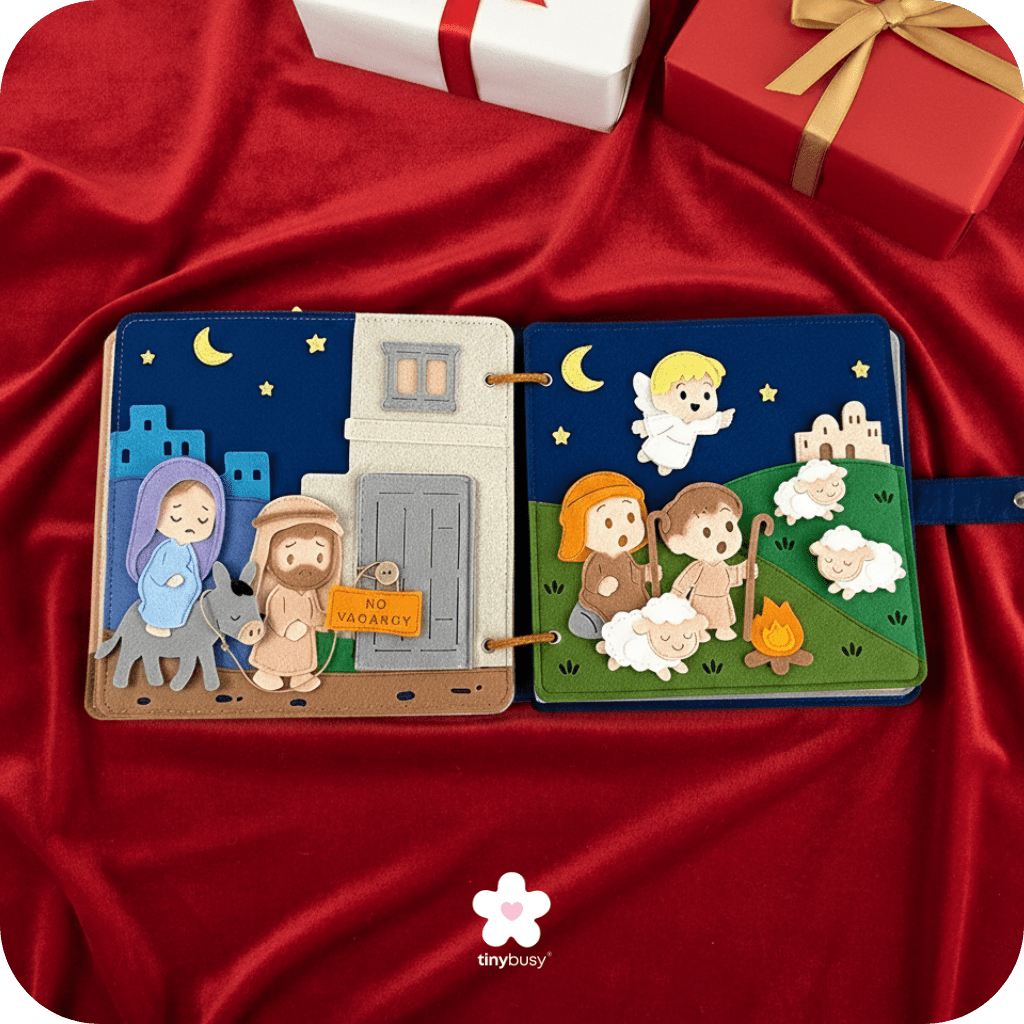 Bible New Testament Christmas Stories Quiet Busy Books BB2 - TinyBusy