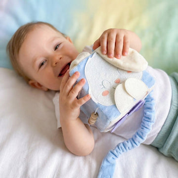 HAPPY BUNNY CB1 Handmade Activity Busy Cube Interactive Educational Toys for Toddlers - TinyBusy