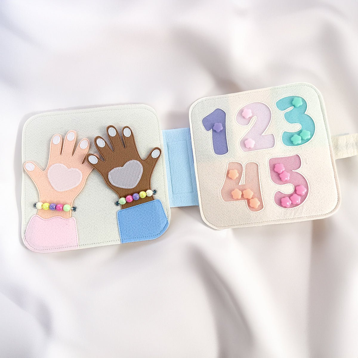 LITTLE STAR BQB1 Handmade Activity Felt Quiet Books Educational Toys for Preschoolers - TinyBusy