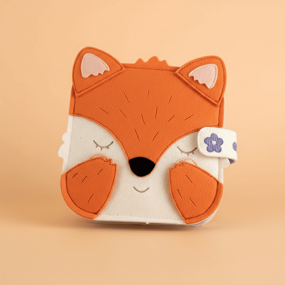 MELLOW FOX MNB3 Handmade Felt Interactive Quiet Books - TinyBusy