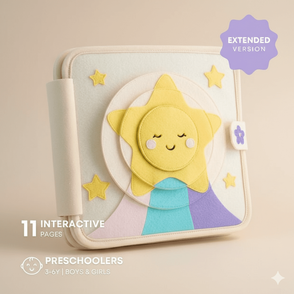 RISING STARS TB1 (Extended Version) Interactive Quiet Books - TinyBusy